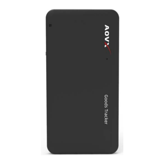 User Manuals: AOVX G Series Asset GPS Tracker