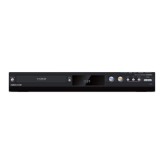 Magnavox H2080MW8 Service Manual