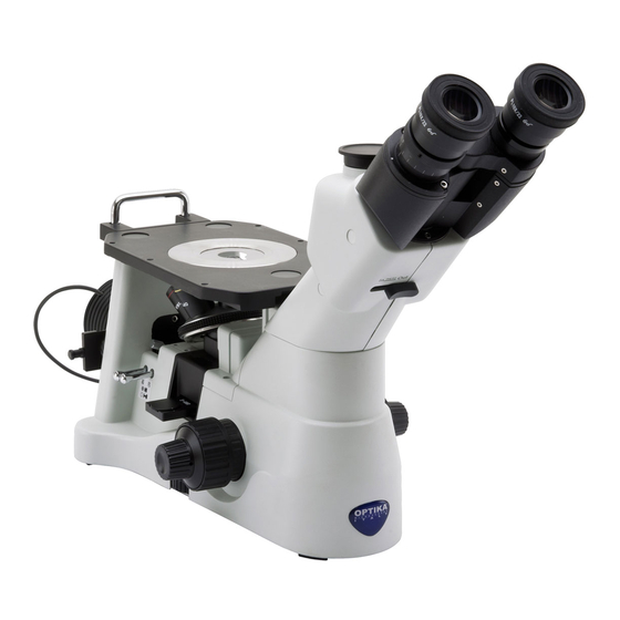 User Manuals: Optika IM-3MET Inverted Microscope