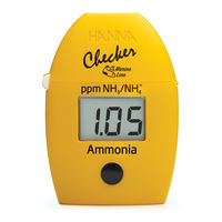 Hanna Instruments Checker Marine HI784 User Manual