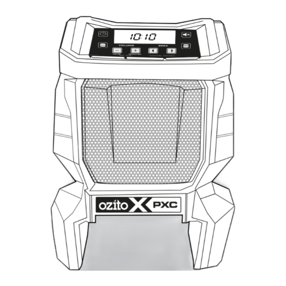 Ozito PXC PXBRDS-018 Instruction Manual