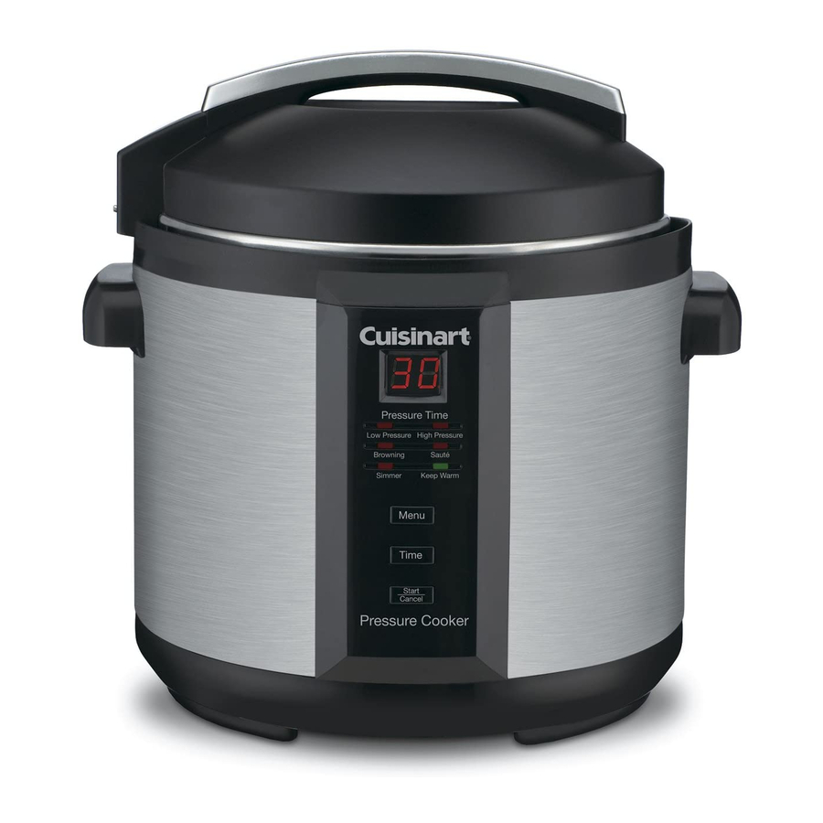 Cuisinart CPC-600 - Electric Pressure Cooker Manuals