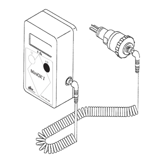 Ohio Medical Corporation MiniOX 1 Operating Manual