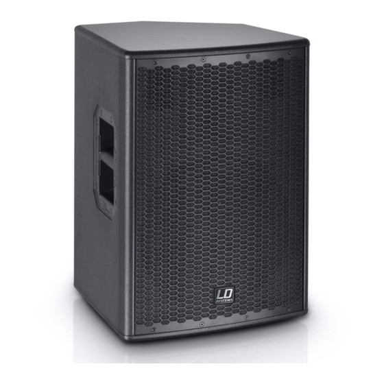 LD LDGT10A PA Loudspeaker Manuals