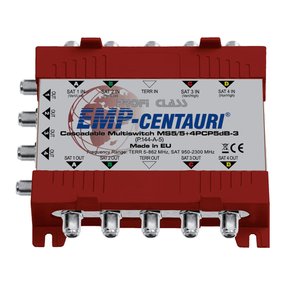 EMP-Centauri P.144-A-5 Instruction Manual