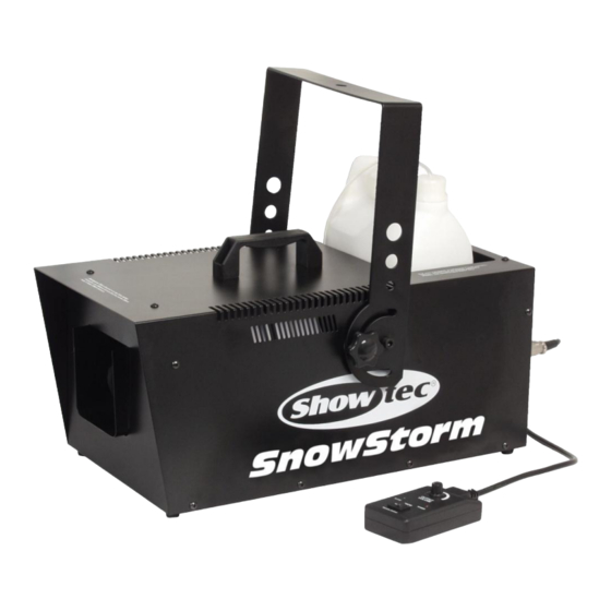 SHOWTEC SnowStorm Manual