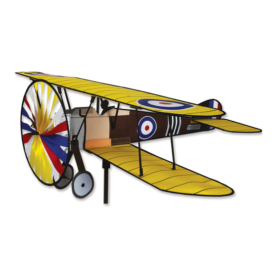 Premier designs Wind Garden Sopwith Camel Airplane Spinner Assembly Instructions