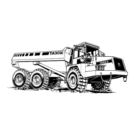 Terex TA30 Maintenance Manual