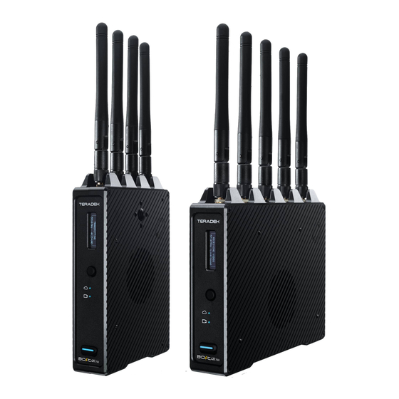 Teradek Bolt 4K 1500 Reference Manual