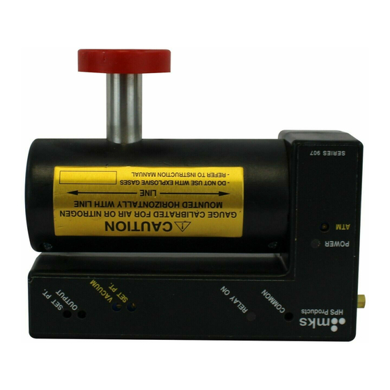 MKS 907 Series Instruction Manual