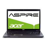 Acer Aspire 7750G-9621 Quick Manual