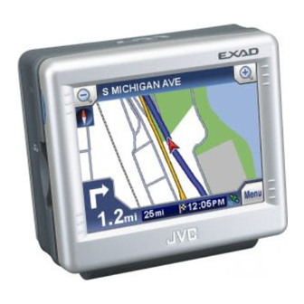 JVC KV-PX9S - EXAD 20GB GPS Navigation System Update Instructions