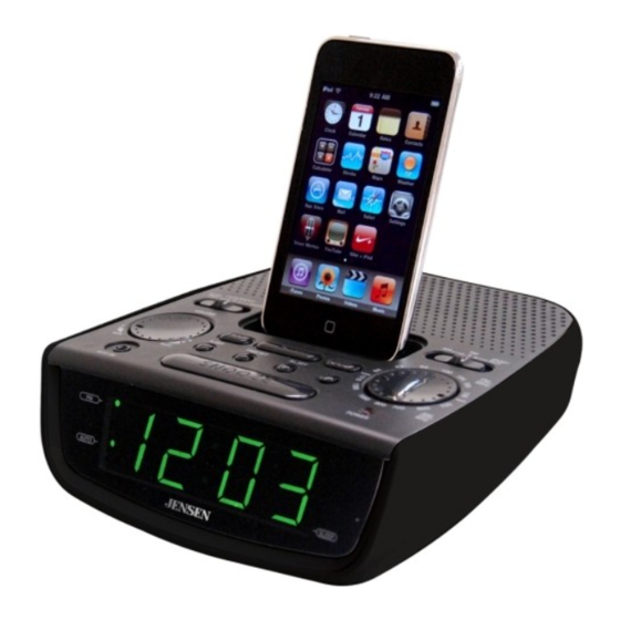Jensen JiMS-60 Alarm Clock Radio Manuals