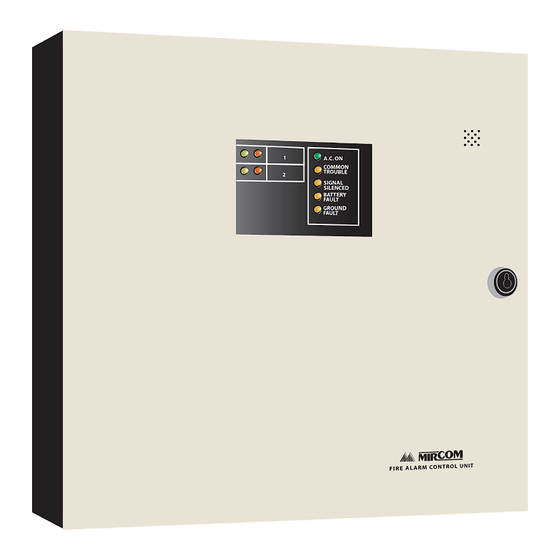 Mircom FA-102T Installation And Operation Manual