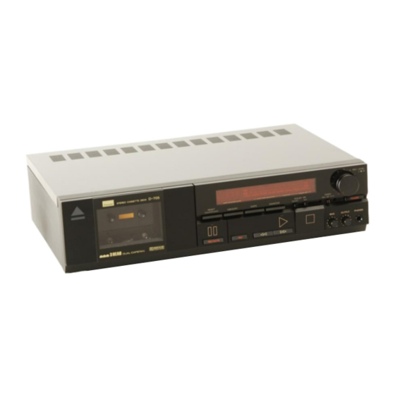 Sansui D-705 Service Manual