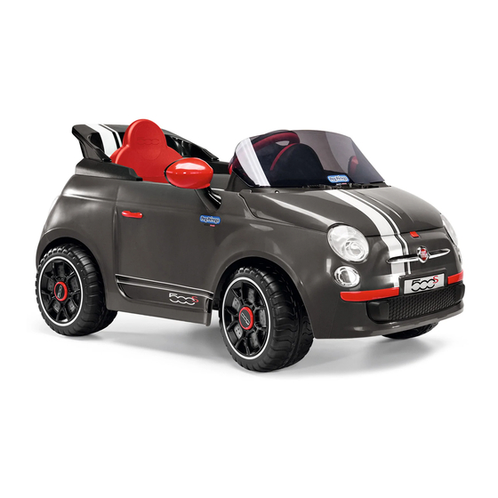 Peg-Perego FIAT 500 Use And Care Manual