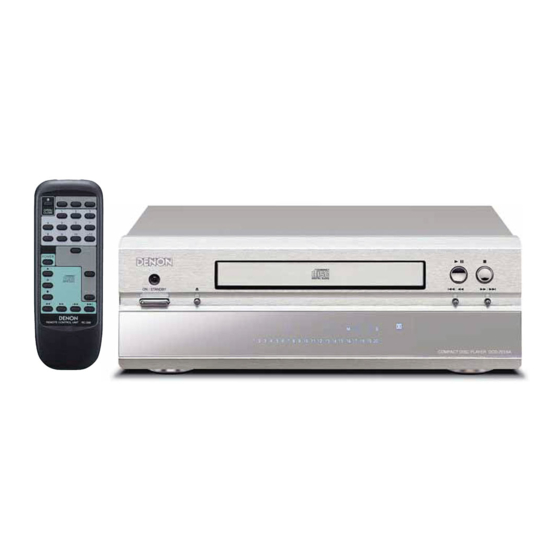Denon DCD-201SA Operating Instructions Manual