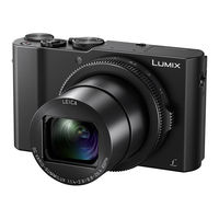 Panasonic lumix DMC-LX10 Operating Instructions Manual