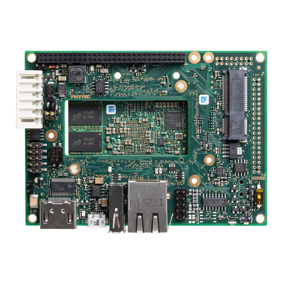 Phytec phyBOARD Mira i.MX 6 Quick Start Manual