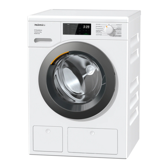 Miele WED 665 Excellence Washing Machine Manuals