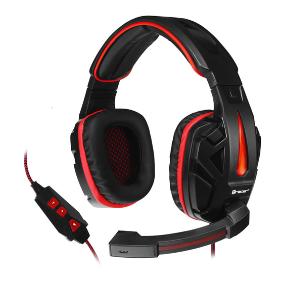 Tracer Tracer Sphere 7.1 Gaming Headset Manuals