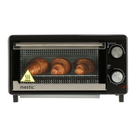 MESTIC MO-80 Electric Camping Oven Manuals