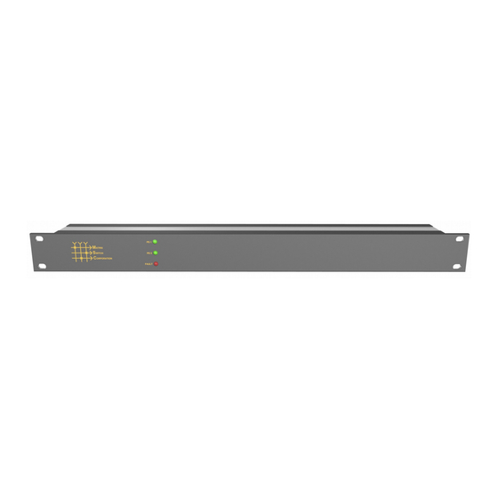 Matrix Switch Corporation MSC-XD121S Product Manual