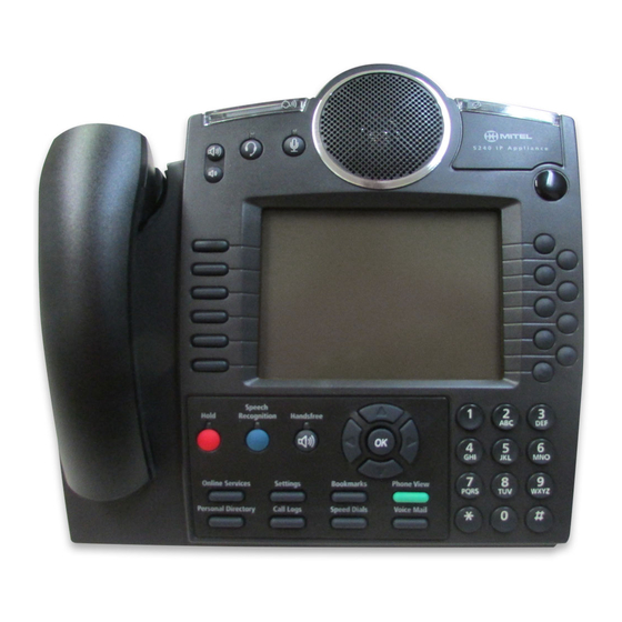Mitel 5240 Quick Start Manual