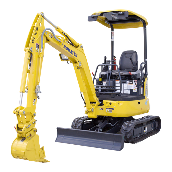 Komatsu PC18MR-3 Operation & Maintenance Manual