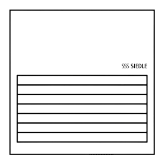 SSS Siedle Vario ATLM 770-0 Series Product Information