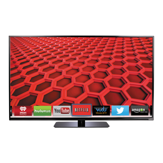 Vizio E500i-B1E Quick Start Manual