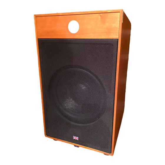 REL Acoustics Britannia B1 User Manual