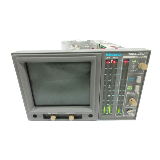 Tektronix 760A Instruction Manual