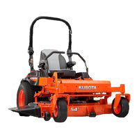 Kubota Z724 Operator's Manual