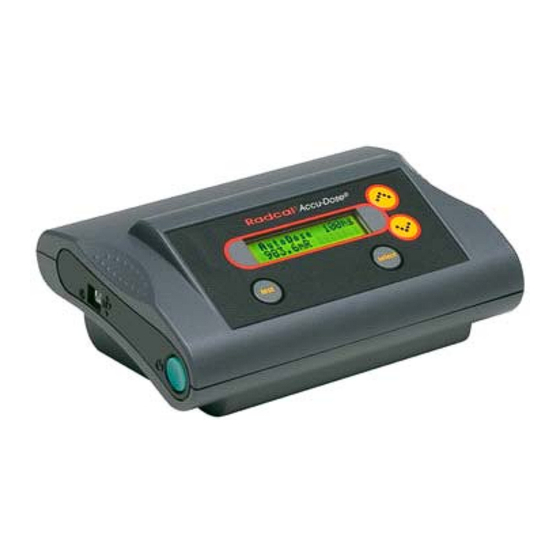 Radcal Accu-Gold Touch User Manual