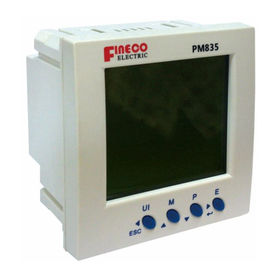 Fineco Electric PM835 User Manual