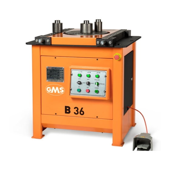 GMS B36 Operating & Maintenance Manual