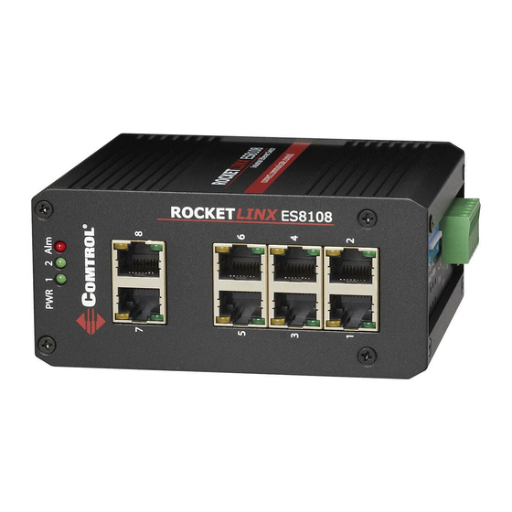 Comtrol ROCKETLINX ES8108 Series Quick Installation Manual