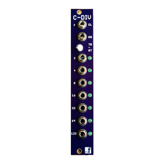 PMFoundations Clock Divider Assembly Manual