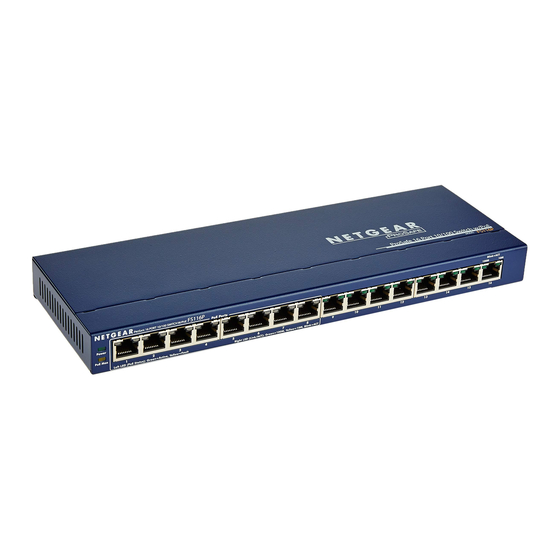 NETGEAR FS116P Installation Manual