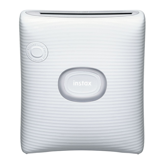 FujiFilm instax SQUARE Link User's Manual/Safety Precautions