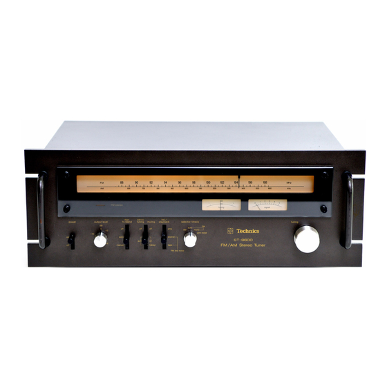 Technics ST-9600 Service Manual
