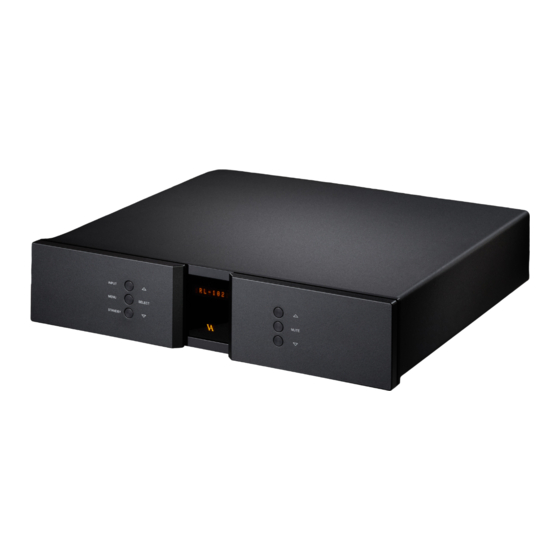 Vitus Audio REFERENCE LINESTAGE RL-102 Owner's Manual