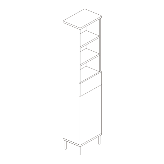 Habitat Freja Tall Boy Assembly Instructions Manual