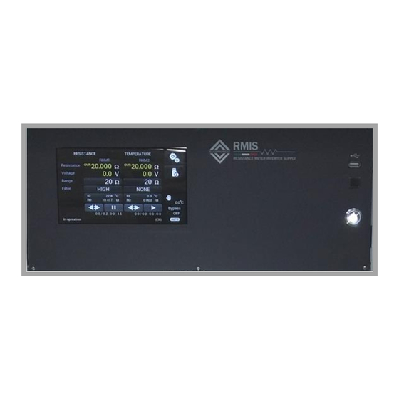 Elettrotest RMIS 30A/2 RACK User Manual