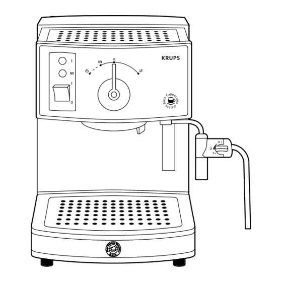 Krups FNC2 Instructions For Use Manual