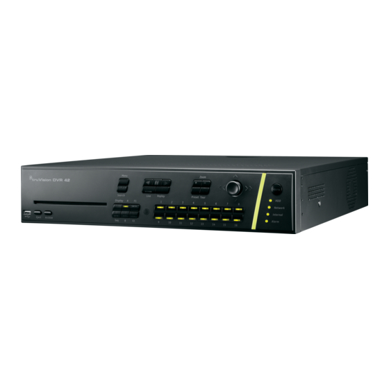 Interlogix TruVision DVR 42 Quick Start Manual