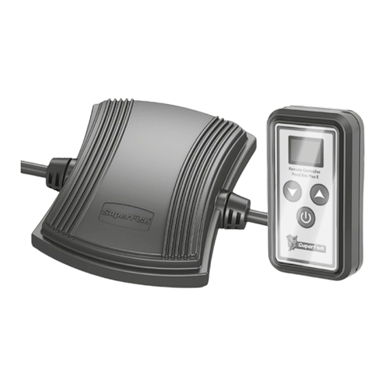 User Manuals: SuperFish Pondeco Plus RC 500 Water Pump