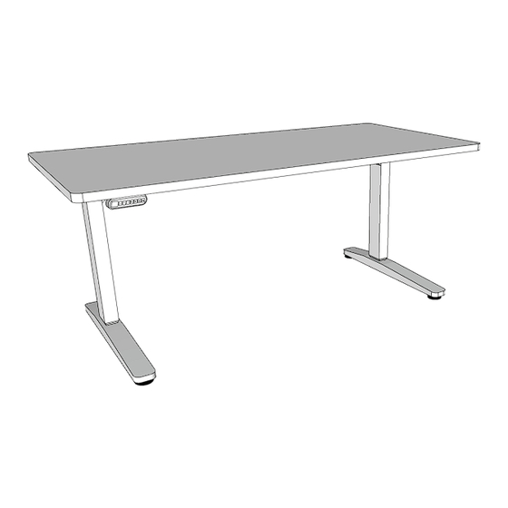 UPLIFT 2-Leg Height Adjustable Standing Desk Directions For Assembly And Use