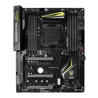 MSI X99A WORKSTATION User Manual